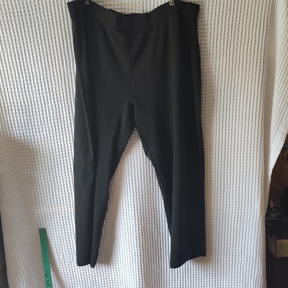 CJ Banks Women's Stretchy Elegant Black Dress Pants 3XL